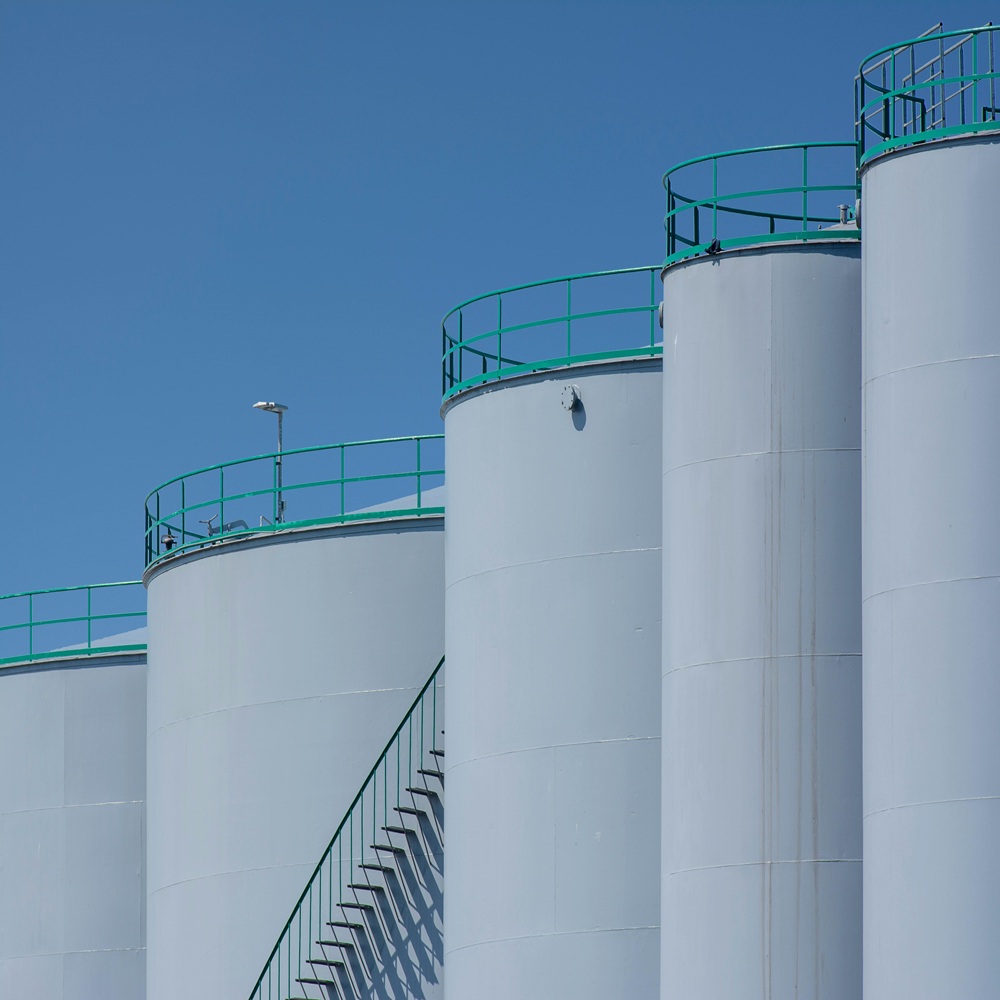 Overview of Durance Terminals tank farm in Terneuzen